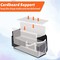 Bedside Caddy/Bedside Storage Bag Hanging Organizer for Bunk and Hospital Beds,Dorm Rooms Bed Rails,Can be Placed Glasses,Books,Mobile Phones,Keys (New Black-1)
